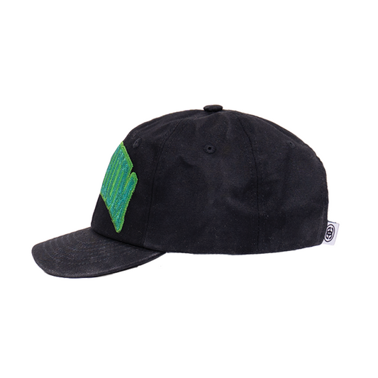 Arc Logo Cap Waxed - Black