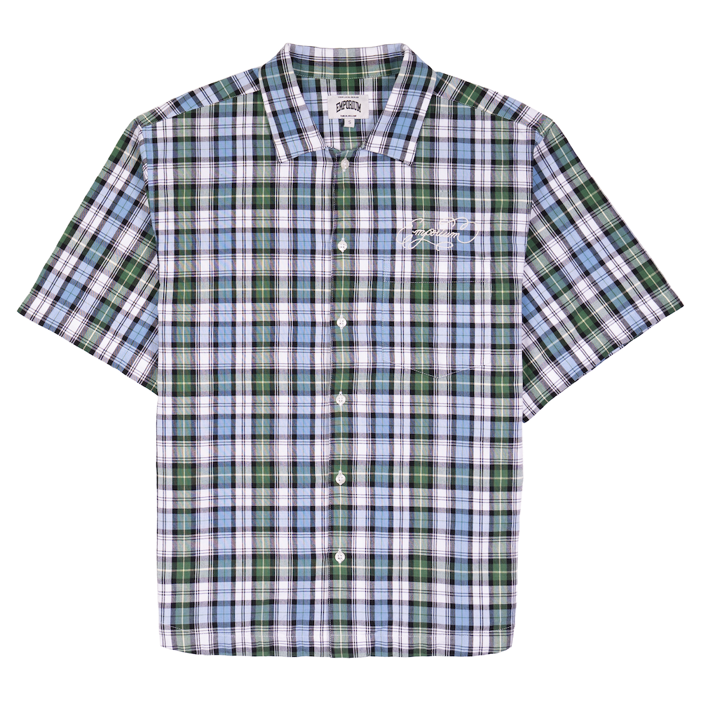Script Logo Shortsleeve - Blue/Green