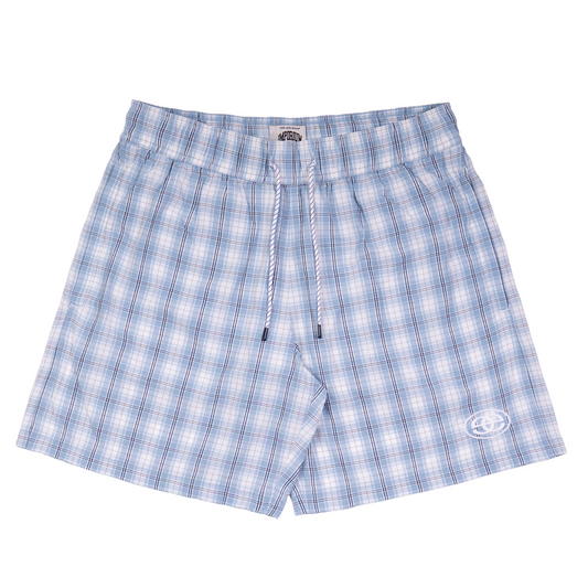 Water Shorts - Blue Check