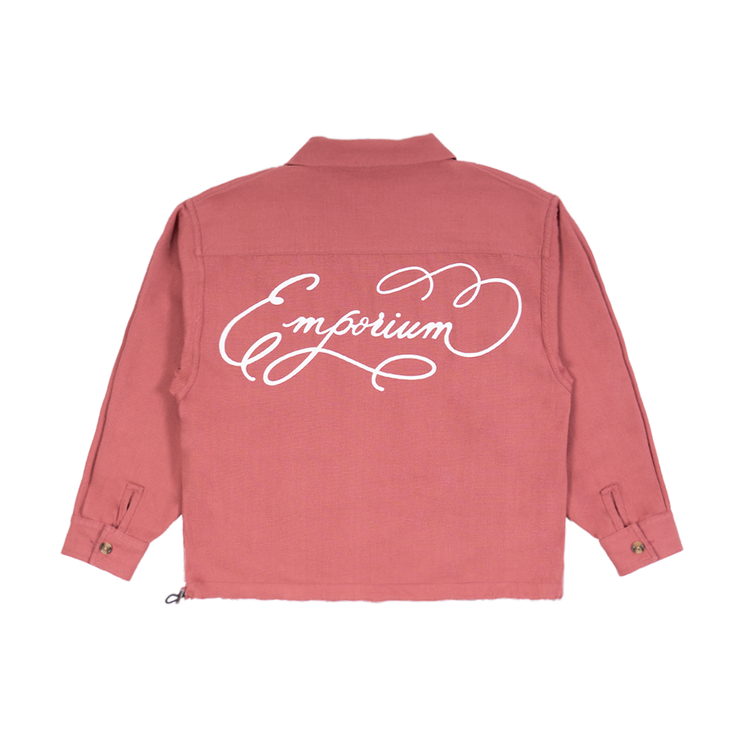 Drill Pullover - Washed Red