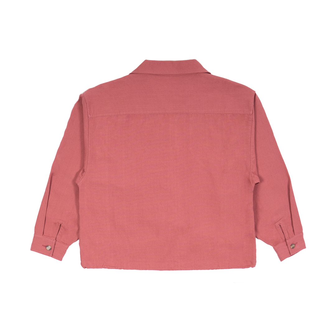 Drill Pullover - Washed Red