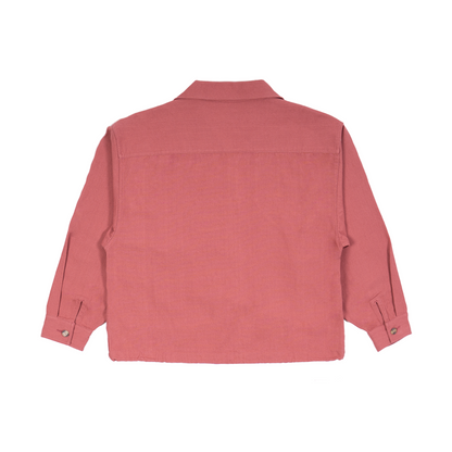 Drill Pullover - Washed Red