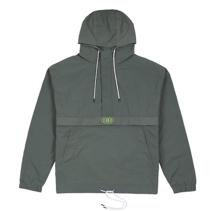 Nylon Packable Anorak - Deep Green