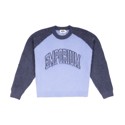 Arc Logo Mohair - Blue/Navy