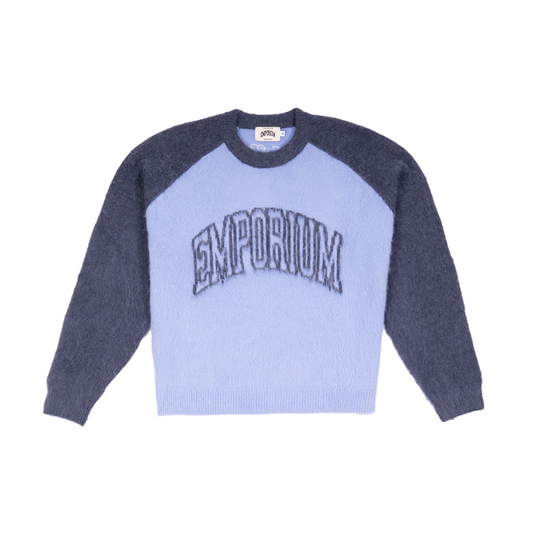 Arc Logo Mohair - Blue/Navy