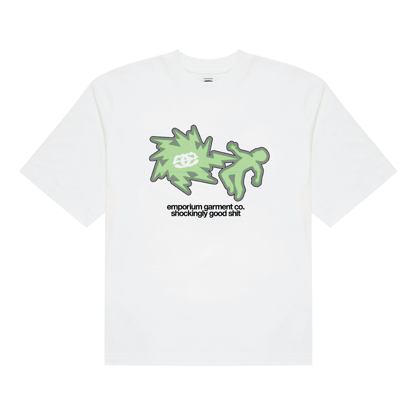 Shock Logo Tee - White