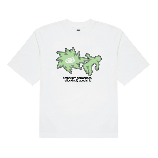 Shock Logo Tee - White