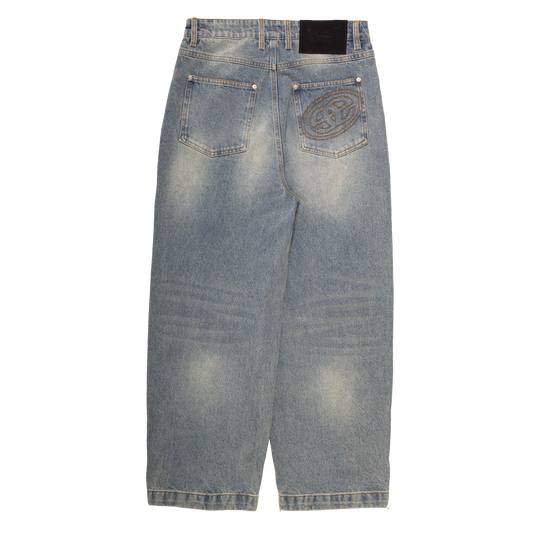 Stitch Logo Denim - Dirty Blue